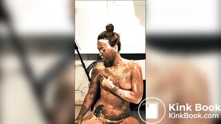 One of my favorite scat girl shitting and masturbating - video 2