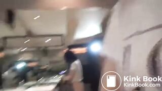 ASIAN DOES ENEMA ON SINK