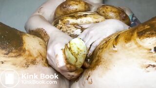 ❤️AWESOME SCAT GIRL MASTURBATION 5❤️