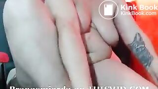 chubby latina shows her dirty hole, stains panties[oc]