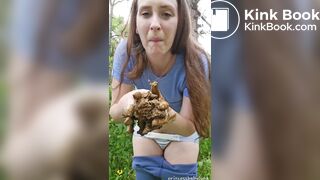 She eat her shit