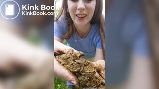 She eat her shit