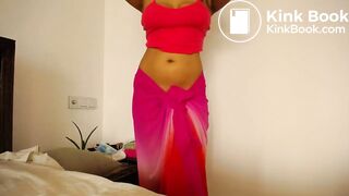 Hairy Indian Mistress Takes Shit