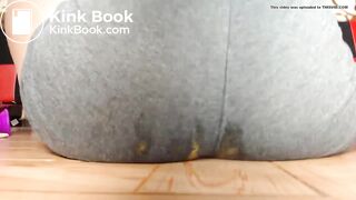 sexy latina poops gray panties[oc]