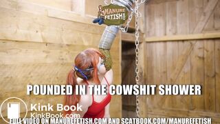 Pounded In The Cowshit Shower