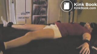 Restrained on bed Messy