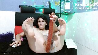 looong dildo anan and dirty panty[oc]