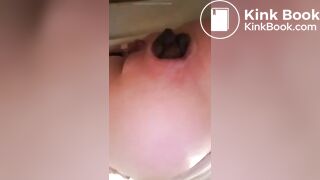 Pooping on toilet - video 46