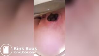 Pooping on toilet - video 46