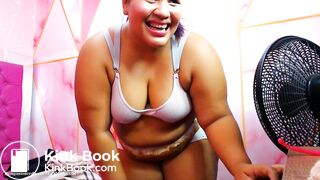 BBW latina paints her panties brown[oc] two