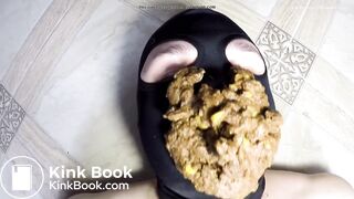 Mistress Piles Up Huge Shit on Slave Face