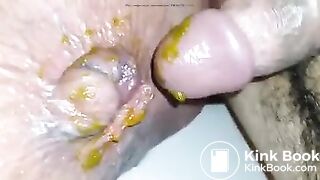 Rubbing my dick in my SBBW friend' shitty asshole