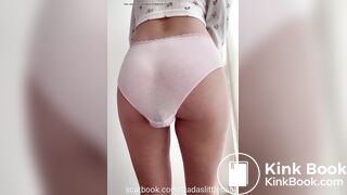 Dirty "Baby" girl pooping in panties