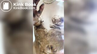 Novinha brasileira cagando muito para você comer