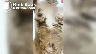 Novinha brasileira cagando muito para você comer