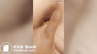 Fingering my SSBBW's shitty asshole close up