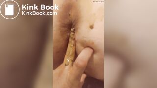 Fingering my SSBBW's shitty asshole close up