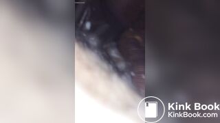 SSBBW friend shitting outdoors