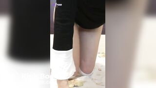 Nasty religious scat dildo