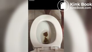 showing off my pussy and asshole after i take a dump