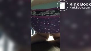 Look at this white chick load her panties