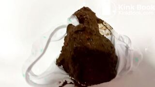 Big poop in white panties - video 2
