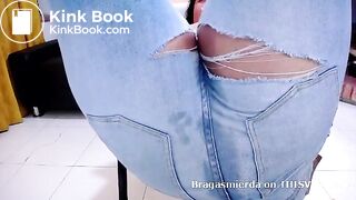 latina fucks ass and poops jeans on cam[oc]