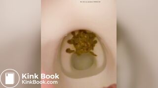 girl diarrhea in toilet - video 2