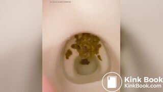 girl diarrhea in toilet - video 2