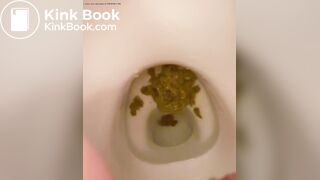 girl diarrhea in toilet - video 2