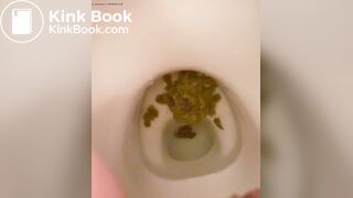 girl diarrhea in toilet - video 2