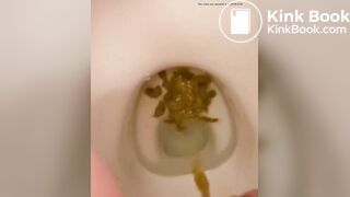 girl diarrhea in toilet - video 2