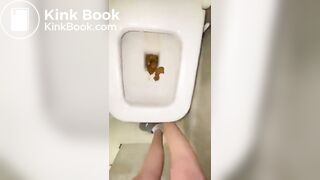 thicc Russian beauty with big ass takes a shit