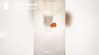 thicc Russian beauty with big ass takes a shit