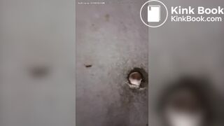 Hijab Poop in Cafe Toilet