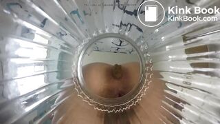 pov toilet mistress pooping into the jar