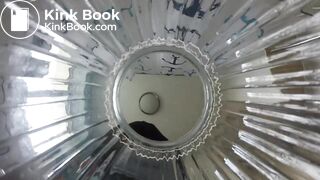 pov toilet mistress pooping into the jar