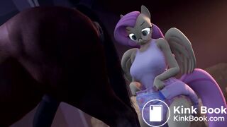 fluttershy horse diaper mess