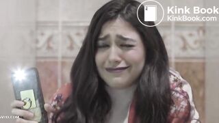 Hot girl has diarrhea in haunted restroom