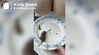 Shitting directly on the plate! [SHORT VIDEO]