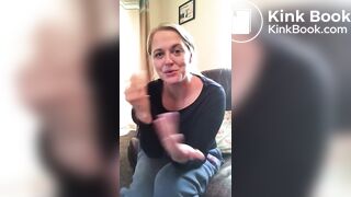 Hot girl shitting on pizza - video 3