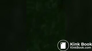 Hot girl shitting outside while her friend records