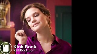 Sexy waitress desperate poop in job toilet