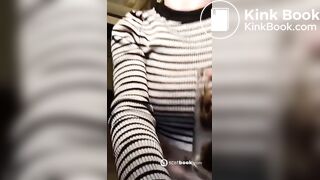 Girl shits in glass n tease
