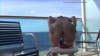 Crazy girl shitting in plate