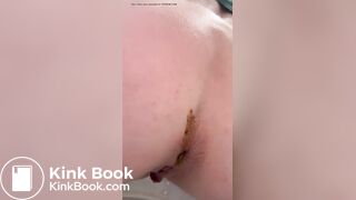 Shit on toilet - video 5