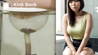 Human Toilet Slave Femdom Scat Asian Funnel Swallow JOI