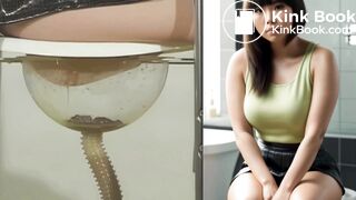 Human Toilet Slave Femdom Scat Asian Funnel Swallow JOI