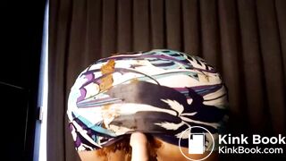 Sexy Hot White Blonde Girl Explodes Her Colorful Dress