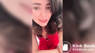 Beautiful Lady Takes a Shit on the Toilet